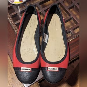 Hunter Rain ballet flats